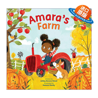 英文原版 Amara's Farm Where In the Garden 阿玛拉的农场 花园在哪里系列 儿童科普百科精装绘本 Samara Hardy 进口英语原版书籍