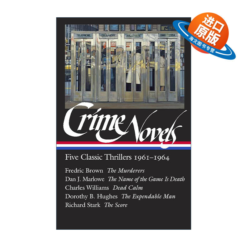 英文原版 Crime Novels Five Classic Thrillers 1961-1964 五部经典惊悚犯罪小说选集 精装美国文库 英文版 进口英语原版书籍