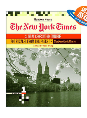 英文原版 The New York Times Sunday Crossword Omnibus Volume 1 纽约时报星期日填字游戏精选集 卷一 Ed. Will Weng 英文版