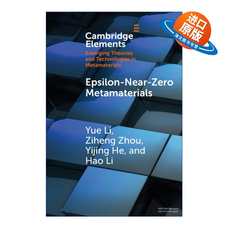 英文原版 Epsilon-Near-Zero Metamaterials 介电常数近零超材料 剑桥超材料新兴理论和技术系列 英文版 进口英语原版书籍