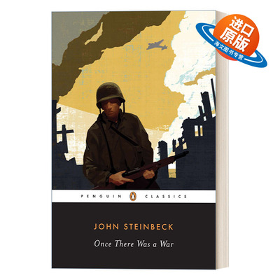 英文原版 Once There Was a War Penguin Classics 曾经那里有一场战争 军事传记 诺贝尔文学奖得主约翰·斯坦贝克John Steinbeck