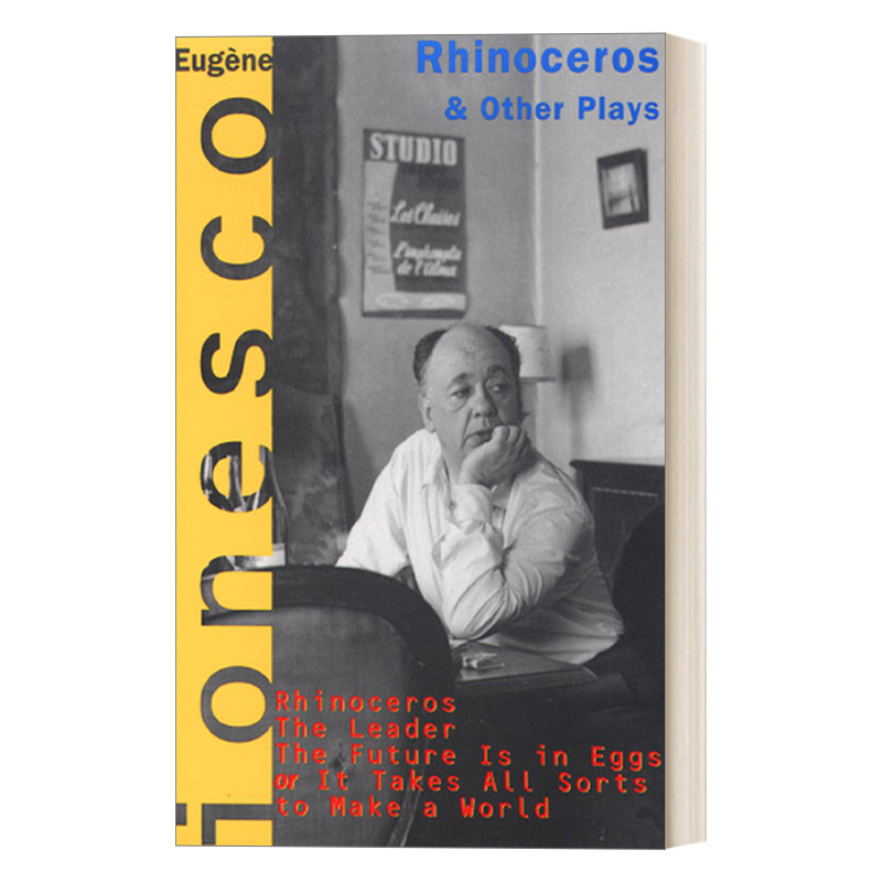 英文原版 Rhinoceros and Other Plays 犀牛与其他戏剧 荒诞派戏剧代表人物欧仁·尤内斯库Eugene Ionesco 英文版 进口原版书籍