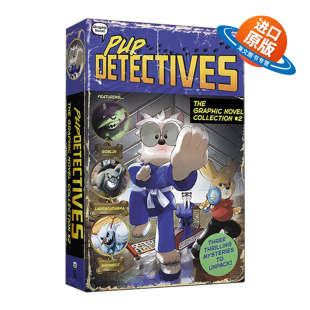 The 书籍 进口英语原版 Pup Detectives 小狗侦探4 Novel Graphic 英文版 英文原版 Collection 6合集