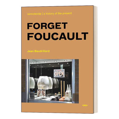 英文原版 Forget Foucault 忘记福柯 Jean Baudrillard 英文版 进口英语原版书籍