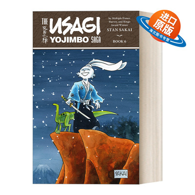 英文原版 Usagi Yojimbo Saga Volume 6 Second Edition 兔子武士第6卷 第二版 Stan Sakai坂井正彦 英文版 进口英语原版书籍