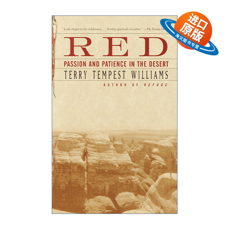 英文原版 Red 红色 沙漠中的激情与耐心 心灵的慰籍作者Terry Tempest Williams 英文版 进口英语原版书籍