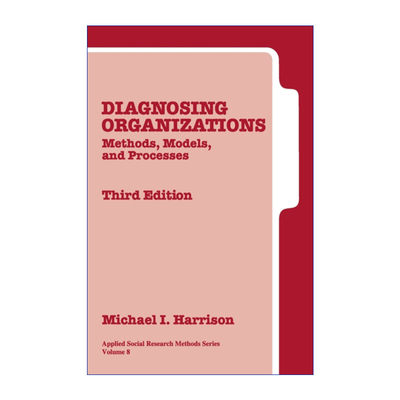 英文原版 Diagnosing Organizations 组织诊断 方法 模型与过程 迈克尔·艾·哈里森 SAGE社研应用方法系列 英文版 进口英语书籍