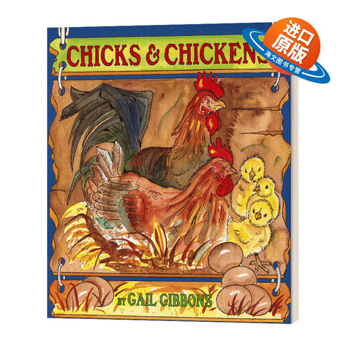 英文原版 Chicks & Chickens 小鸡与鸡 盖尔吉本斯少儿百科系列 英文版 进口英语原版书籍