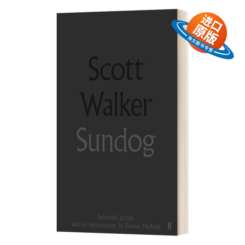 英文原版 Sundog 斯考特·沃克Scott Walker歌词集 精装 英文版 进口英语原版书籍