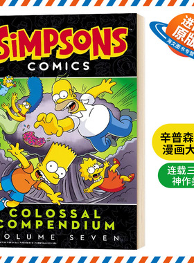 辛普森漫画大全7 英文原版 Simpsons Comics Colossal Compendium Volume 7 英文版 进口原版英语漫画书籍 Matt Groening