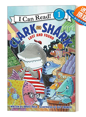 英文原版 I Can Read Level 1 Clark the Shark Lost and Found 鲨鱼克拉克 不见了又找到了 英文版 进口英语原版书籍