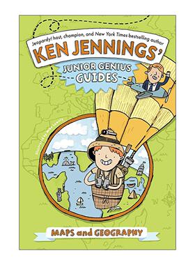 英文原版 Maps and Geography 地图与地理 活动式知识问答 Ken Jennings少年天才指南系列 英文版 进口英语原版书籍