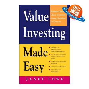 英文原版 Value Investing Made Easy 格雷厄姆经典投资策略 让价值投资变得更容易 英文版 进口英语原版书籍