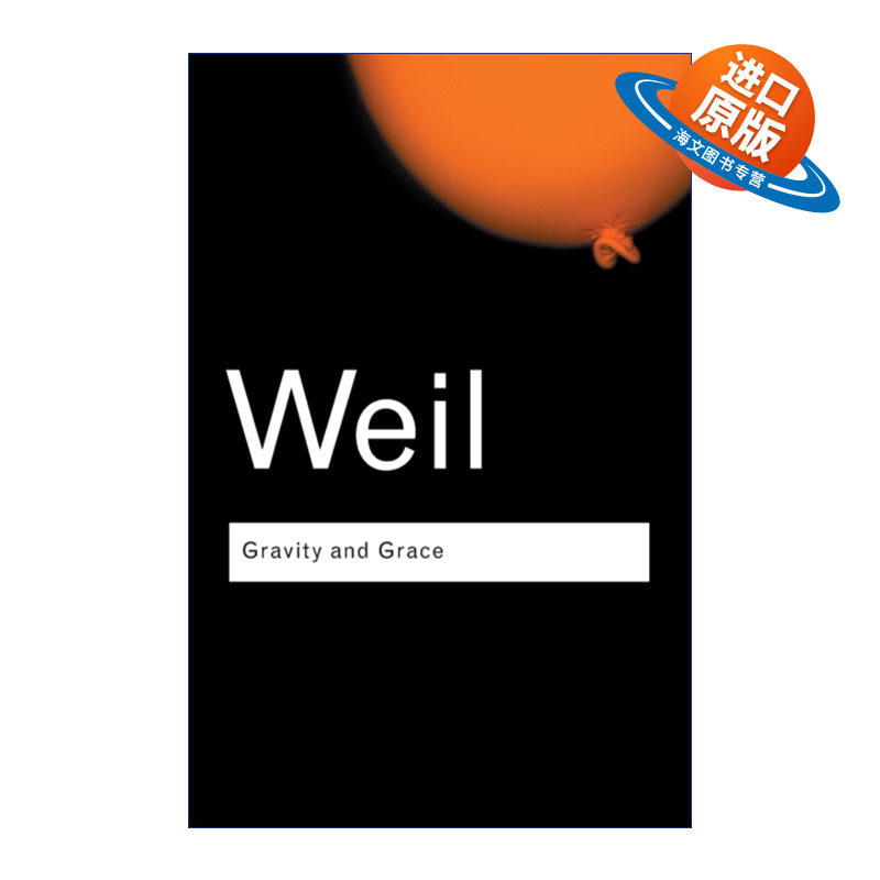 英文原版 Gravity and Grace 重负与神恩 Routledge Classics系列 英文版 进口英语原版书籍