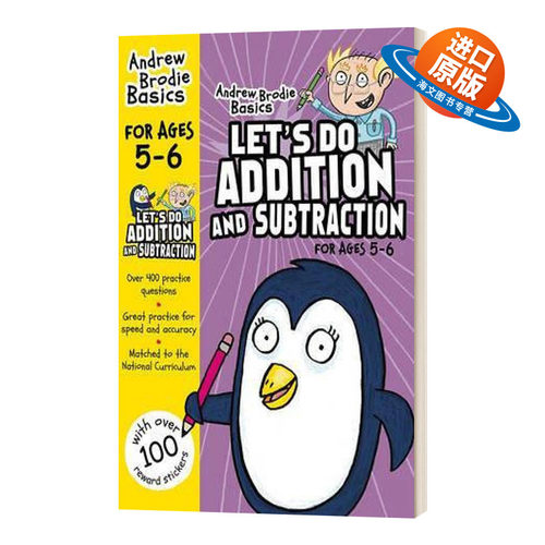 英文原版 Let's do Addition and Subtraction 5-6 我们一起做加法和减法 5-6岁 英文版 进口英语原版书籍儿童外文书