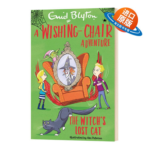英文原版 A Wishing-Chair Adventure The Witch's Lost Cat 飞天魔椅历险记系列4 英文版 进口英语原版书籍儿童外文书