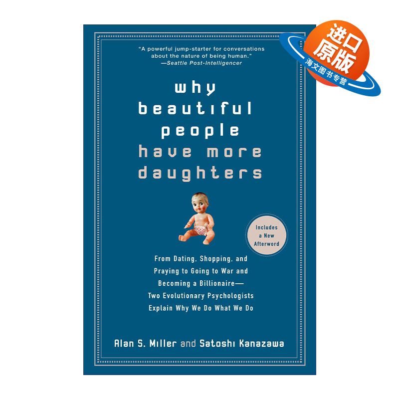 英文原版 Why Beautiful People Have More Daughters 生猛的进化心理学 Alan Miller 英文版 进口英语原版书籍