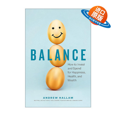 英文原版 Balance 保持平衡 如何通过投资优化收入获得幸福 Andrew Hallam 英文版 进口英语原版书籍