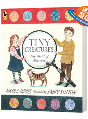 微生物的世界 英文原版 Tiny Creatures The World of Microbes 英文版儿童英语科普绘本 进口原版书籍 Nicola Davies