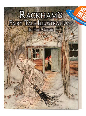 英文原版 Rackham's Fairy Tale Illustrations  亚瑟 拉克姆童话全彩插画 英文版 进口英语原版书籍