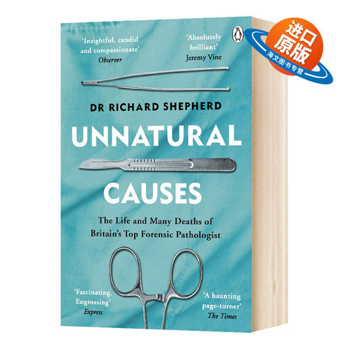 非自然死亡 英文原版 Unnatural Causes 非自然原因 外科医生真实案件 Dr Richard Shepherd 英文版进口原版英语书籍