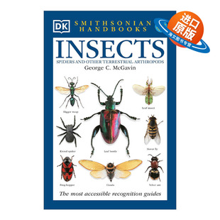 英文原版 DK Handbooks Insects 昆虫 全世界550多种昆虫蜘蛛和陆生节肢动物的彩色图鉴 DK科普百科 英文版 进口英语原版书籍