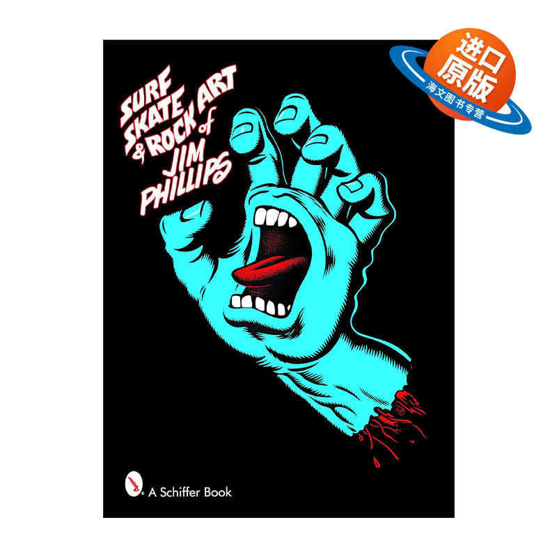 英文原版 Surf Skate & Rock Art of Jim Phillips 吉姆菲利普斯的冲浪 滑板与摇滚艺术 插画收藏集 英文版 进口英语原版书籍
