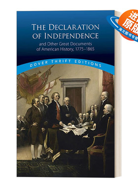 英文原版 The Declaration of Independence and Other Great Documents of American History 1775-1865 独立宣言和美国历史文献