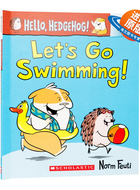 英文原版 Hello Hedgehog 4 Let's Go Swimming 你好刺猬4 我们去游泳吧 英文版 进口英语原版书籍儿童外文书
