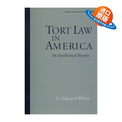 英文原版 Tort Law in America 美国的侵权法历史 英文版 进口英语原版书籍