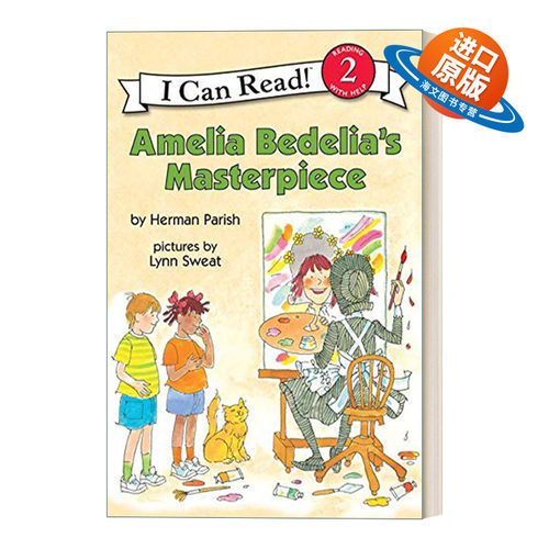 英文原版 Amelia Bedelia's Masterpiece 阿米莉亚的杰作 糊涂女佣分级阅读 I Can Read Level 2 英文版 进口英语原版书籍