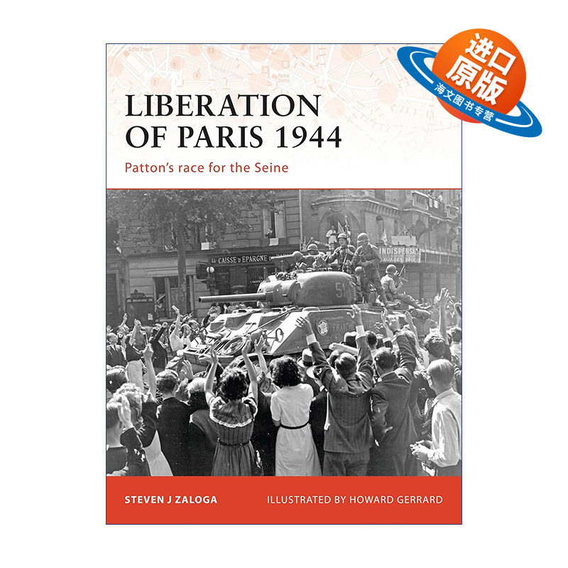 英文原版 Liberation of Paris 1944 二战1944解放巴黎之战 战争历史系列 英文版 进口英语原版书籍