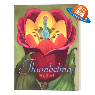 英文原版绘本 Thumbelina 拇指姑娘 Hans Christian Andersen 儿童精装童话名著绘本 4-8岁 英文版 进口英语原版书籍