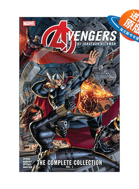 英文原版 Avengers By Jonathan Hickman The Complete Collection Vol.1 复仇者联盟 完整集 卷一 漫威漫画 进口英语原版书籍
