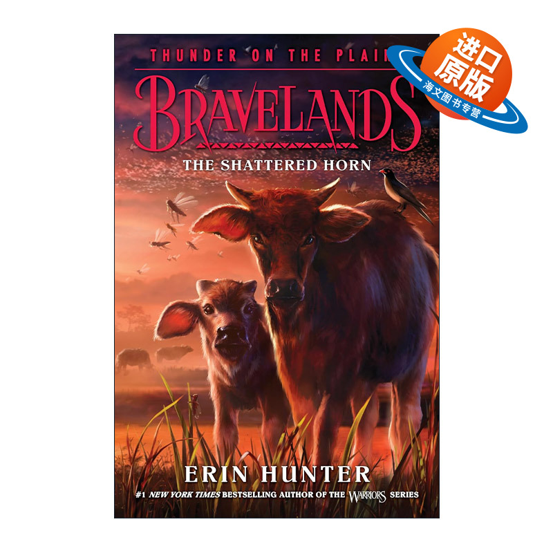 英文原版 Bravelands Thunder on the Plains #1 The Shattered Horn 勇敢之地第三部1 英文版 进口英语原版书籍