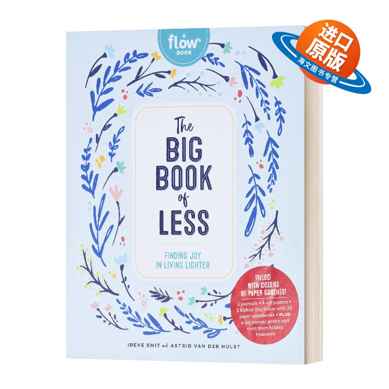 英文原版 精装 The Big Book of Less 简约 轻松生活的乐趣 Flow杂志 精装 英文版 进口英语原版书籍