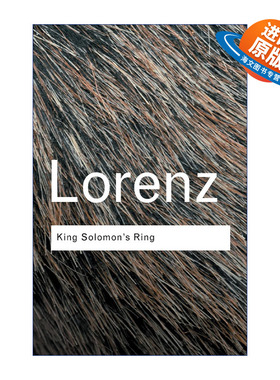 英文原版 King Solomon's Ring 所罗门王的指环 与鸟兽虫鱼的亲密对话 第2版 动物行为学 Routledge Classics系列 英文版