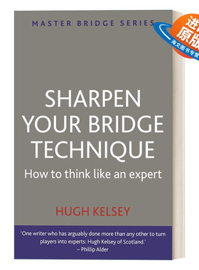 英文原版 Sharpen Your Bridge Technique 磨练你的桥牌技巧 英文版 进口英语原版书籍