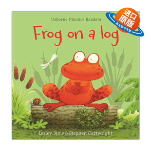 英文原版 Phonics Readers Frog On A Log 木头上的青蛙 英文版 进口英语原版书籍
