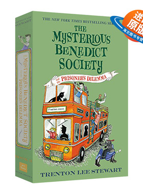 英文原版 The Mysterious Benedict Society and the Prisoner's Dilemma  天才神秘会社3 英文版 进口英语原版书籍