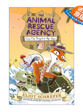 英文原版 The Animal Rescue Agency #2 Case File Pangolin Pop Star 动物救援机构1 穿山甲明星 英文版 进口英语原版书籍