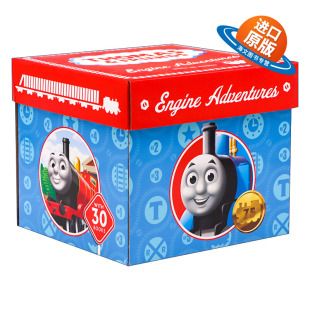 进口英语书 托马斯和朋友们故事30册盒子 Thomas Engine Adventures 英文原版 托马斯小火车儿童绘本故事书礼盒套装 Set Box 英文版