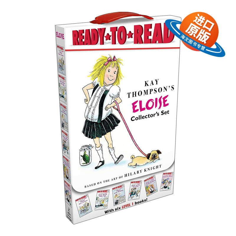 英文原版 Eloise Collector's Set Eloise Breaks Some Eggs; Eloise Has a Lesson...埃洛伊丝收藏套装 英文版 进口英语原版书籍