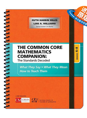 英文原版 The Common Core Mathematics Companion  Grades 6-8 共同核心标准 数学课程标准解读 6-8年级阶段 英文版 进口书籍
