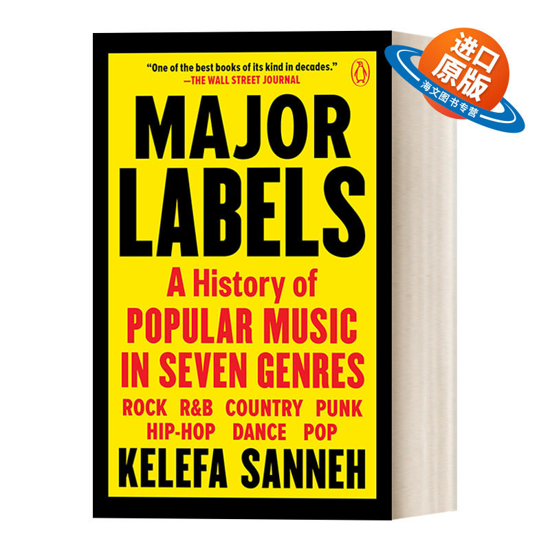 英文原版 Major Labels 大厂牌 七种类型的美国流行音乐史 摇滚乐 Kelefa Sanneh 英文版 进口英语原版书籍