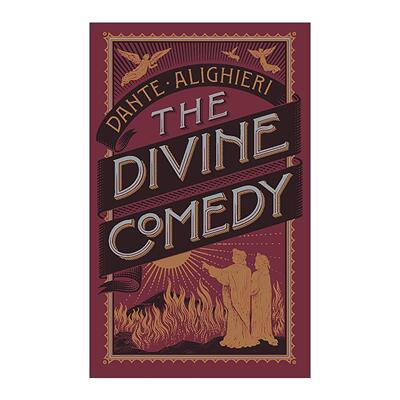 英文原版 Divine Comedy 但丁神曲 皮革金边 精装豪华收藏版 巴诺经典 英文版 进口英语原版书籍
