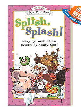 英文原版 Splish Splash 水花飞溅 My First I Can Read分级阅读 英文版 进口英语原版书籍