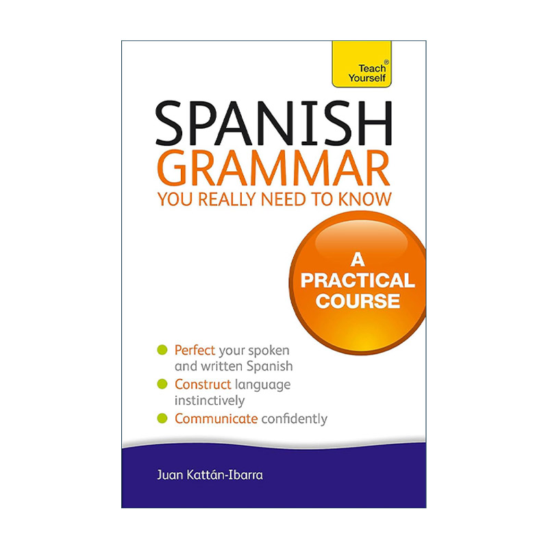原版 Spanish Grammar You Really Need to Know Teach Yourself 西班牙语语法书 进口原版书籍