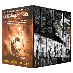 圣杯神器 骸骨之城1-6本盒装 英文原版 The Mortal Instruments 进口原版英语奇幻恐怖悬疑小说书 英文版电影原著书籍