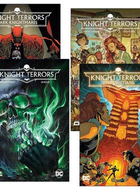 英文原版 Knight Terrors 恐怖骑士 骑士惊魂系列1-4册 DC漫画 精装 英文版 进口英语原版书籍